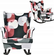 Fotel uszak bujany print prezent na parapetówkę