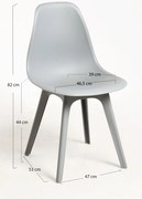 Pakiet 4 krzese Kelen Suprym