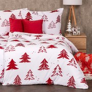 4Home Pościel mikroflanela Trees, 140 x 220 cm, 70 x 90 cm