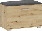 Na buty szafka z siedziskiem - dąb artisan L9-D34