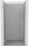 Mexen Lunar-B drzwi prysznicowe uchylne lewe 85 cm, transparent, złote szczotkowane - 832-085-000-55-00-L