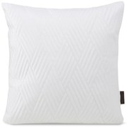 Poszewka na poduszkę 40x40 Ariel pikowanie bezszwowe miękka biała