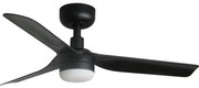 FARO 33822WT-1TW-LED Ściemnialny wentylator sufitowy MINI PUNTS LED/10W/230V czarny śr. 90cm WT+pilot