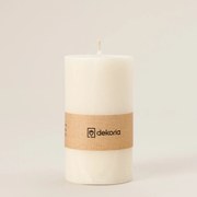 Świeca zapachowa palmowa walec White