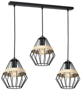 Lampa wisząca z drucianymi kloszami - 3X K550 M2-G88