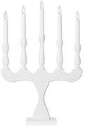 Markslöjd 706278 - Świąteczny świecznik SVANEHOLM 5xE10/3W/230V sosna/biały