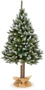 CHOINKA ŚWIERK DIAMENTOWY NA PNIU 160 CM OŚNIEŻONY