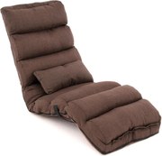 Leżak regulowany, brązowy