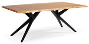 Stół z blatem z drewna akacjowego 100x200 cm Mudri – MOME