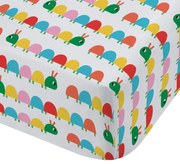 Prześcieradło dziecięce dwuosobowe z gumką 135x190 cm Curious Caterpillar – Catherine Lansfield