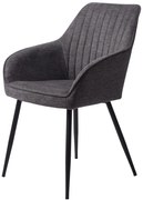 Ciemnoszare krzesło Nolan – Unique Furniture