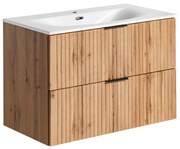 Szafka pod umywalkę ADEL OAK 82 80cm dąb wotan COMAD