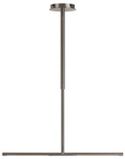 Metalowa lampa wisząca LED w kolorze srebra z metalowym kloszem Omni Ceiling – UMAGE