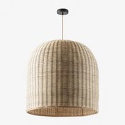 Lampa Sufitowa Flandes Miel - Czarna & Ø60 Cm Flandes - Sklum