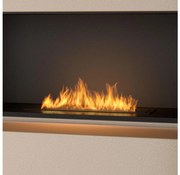InFire - Wbudowany BIO kominek 7,5x60 cm 3,5kW czarny