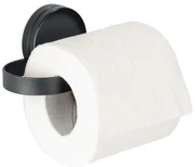 Czarny uchwyt na papier toaletowy Wenko Static-Loc® Pavia
