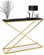 Konsola glamour złoty + czarny P9-C00