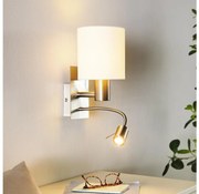 Eglo 96477 - LED elastyczne oświetlenie PASTERI 1xE27/40W+LED/3,8W białe