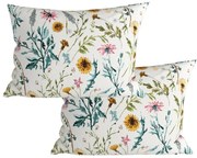 Zestaw 2 szt. dekoracyjnych poszewek na poduszki MEADOW CHARM 50x70 cm, kolorowy