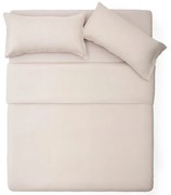 Szarobeżowa pościel dwuosobowa z mieszanki lnu 240x220 cm Simmel – Kave Home