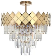 Żyrandol CARISMA 9xE14/40W/230V złoty