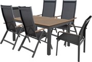 Doppler EXPERT WOOD Plus ogrodowy zestaw wypoczynkowy 4+2+1
