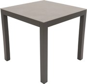 Doppler MADRI - ogrodowy stół aluminiowy 80x80 cm, mocca