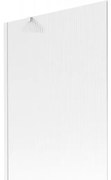 Mexen Next parawan nawannowy 1-skrzydłowy 90 x 150 cm, prążki, biały - 895-090-000-00-09-20