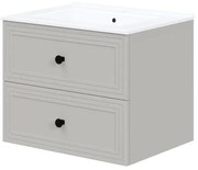 Szafka pod umywalkę TORETO 2S 60cm kaszmirowy mat HALMAR