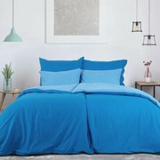 B.E.S. Petrovice Bawełniana pościel Double face kobalt/niebieska