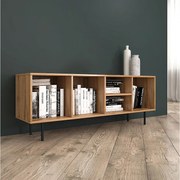 Szafka RTV 140x52x35,5 cm naturalne drewno dąb