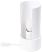 Biała nowoczesna lampa biurkowa R7-E95