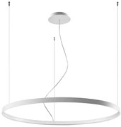 Biała lampa wisząca pierścieniowa M9-B47