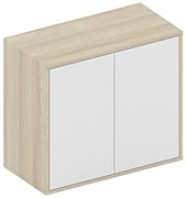 Niska szafka z drzwiami FUTURE, 800 x 400 x 710, dąb