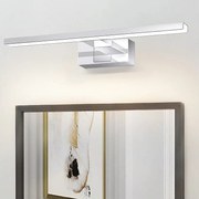 NETTLIFE Spiegelleuchte Led 8W i neutralna biel oraz 4000K Modern Chrome 40cm
