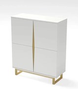 Skandynawska komoda biały mat K5-L89