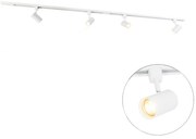 Nowoczesny system szynowy jednofazowy z 4 białymi reflektorami - Jeana