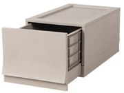 Modułowy pojemnik Wave Junior Wood bez kółek 43,4 x 27,2 x 22 cm, wąski - 1 szuflada