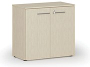 Szafa biurowa z drzwiami PRIMO WOOD, 800 x 420 x 740 mm, brzoza
