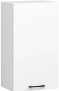 Biała minimalistyczna górna szafka kuchenna 40 cm M3-D03