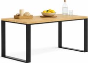 Drewniany stół na metalowych nogach 150 x 70 K3-R51