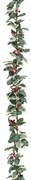 Girlanda z liści ostrokrzewu, 180 cm