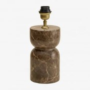 Podstawa Do Lampy Stołowej Diniz Brązowy Marmur Emperador & ↑25 Cm - Sklum