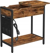 Rustykalny Stolik Pomocniczy Ze Schowkiem C5-M87