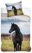 Bawełniana pościel Black Mustang, 140 x 200 cm, 70x 90 cm