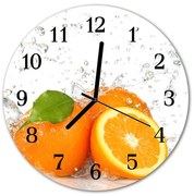 Zegar ścienny okrągły Pomarańcze