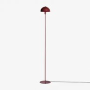 Lampa Podłogowa Z Żelaza Alnair Czerwone Wino - Sklum