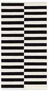 Czarno-biały wełniany dywan dwustronny tkany ręcznie 80x150 cm Donna – Hanse Home