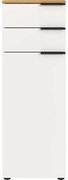 Biała wysoka szafka łazienkowa 39x111 cm Menen – Germania