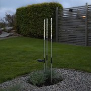 Zestaw 3 ogrodowych solarnych dekoracji świetlnych LED Star Trading Bubbly, wys. 83 cm